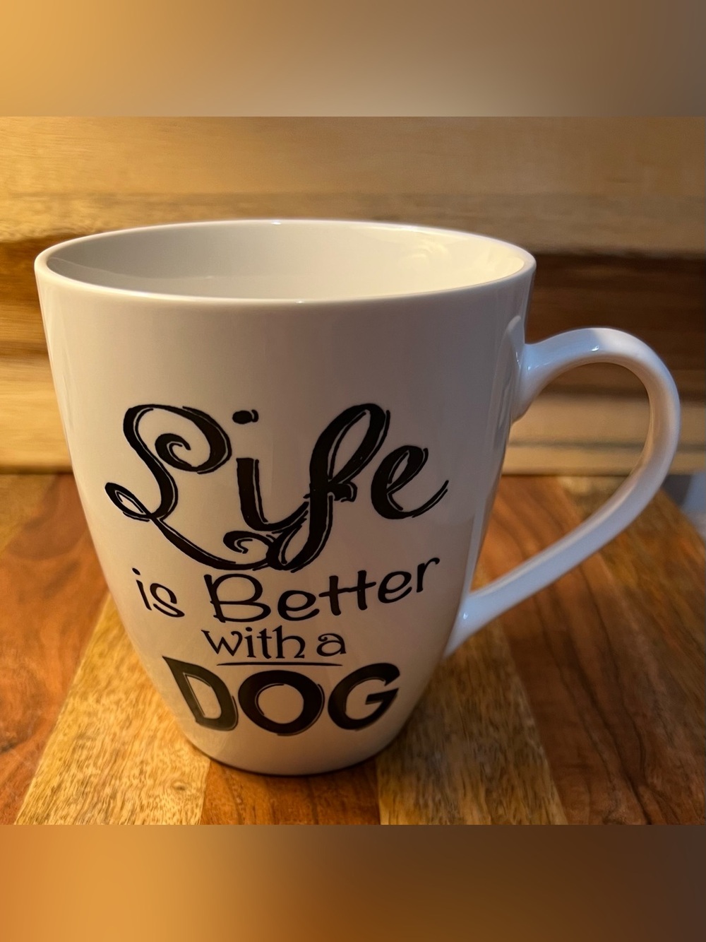 Pfaltzgraff Everyday Life Is Better With A Dog Large Ceramic Coffee Mug 18oz